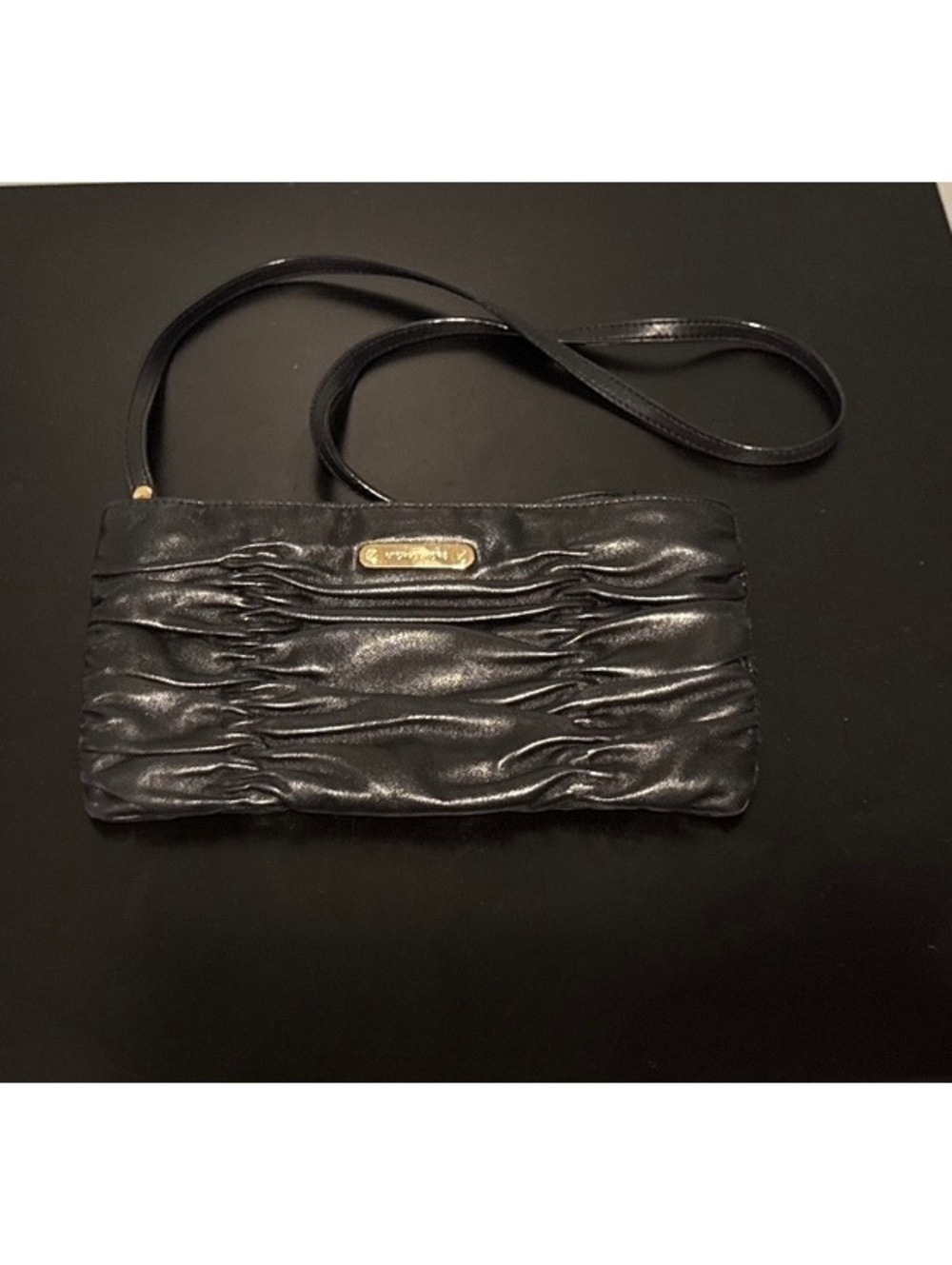 Michael Kors Black Leather Shoulder Bag